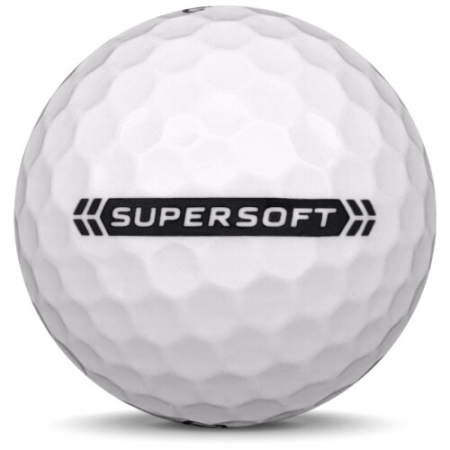 Golfbollen Callaway Supersoft i årsmodell 2024.