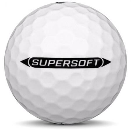 Golfbollen Callaway Supersoft i årsmodell 2025.